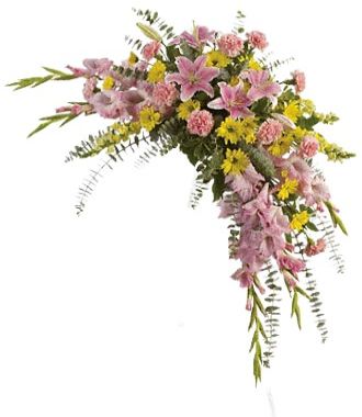 Flower Arrangement For Casket